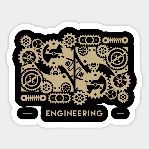 ENGINEERS TSHIRT Sticker by SporTee